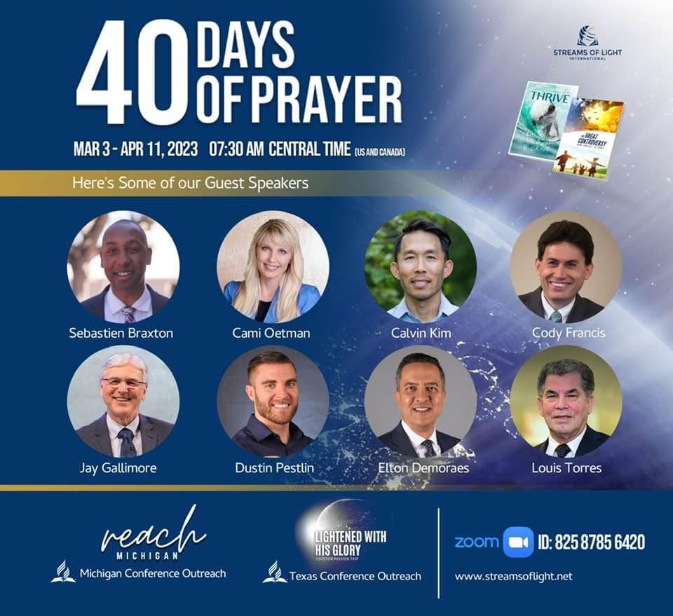 40 Days of Prayer with Streams of Light